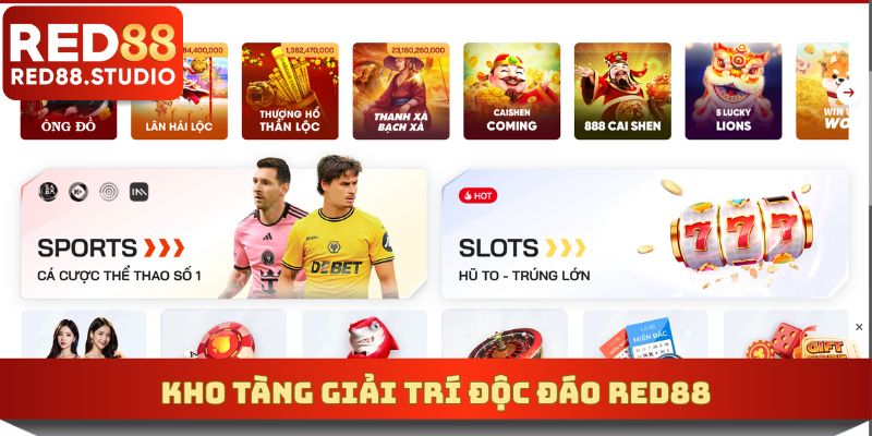 Kho tàng giải trí độc đáo RED88