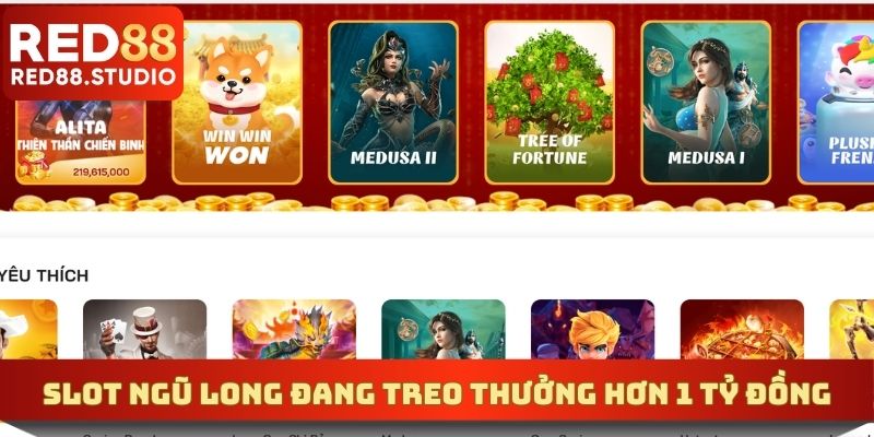 Slot Ngũ Long đang treo thưởng hơn 1 tỷ đồng