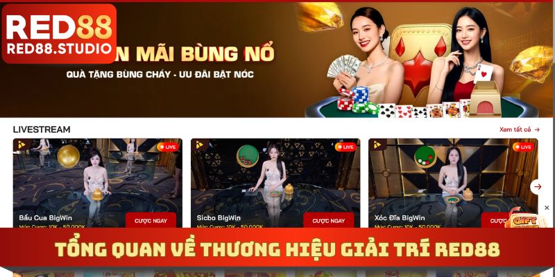 Tổng quan về thương hiệu giải trí RED88