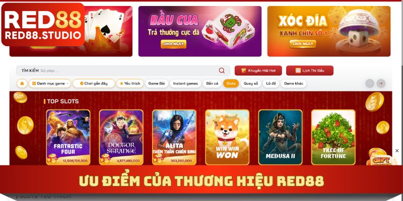 Ưu điểm của thương hiệu RED88